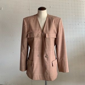 Vintage checkered blazer